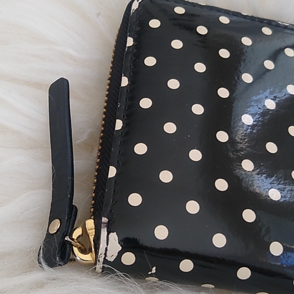 Kate Spade Wallet poke a dot black White - Picture 2 of 8